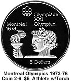 1976 MONTREAL CANADA OLYMPICS ~*SILVER*~ 28 COIN SET  